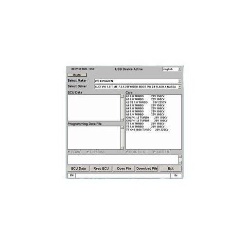 Galletto 1260 ECU Flasher EOBD 2 OBDII OBD chiptuning kábel