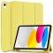 Apple iPad 10.9 (2022) / iPad 11 (2025), mappa tok, Apple Pencil tartóval, Smart Case, sárga