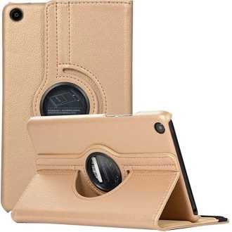   Samsung Galaxy Tab S6 Lite 10.4 (2020 / 2022 / 2024) SM-P610 / P615 / P613 / P619 / P620 / P625, mappa tok, elforgatható (360°), arany