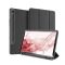 Samsung Galaxy Tab S9 11.0 SM-X710 / X716B, mappa tok, Trifold, érintőceruza tartó, Dux Ducis Domo, fekete