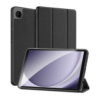   Samsung Galaxy Tab A9 (8.7) SM-X110 / X115, mappa tok, Trifold, Dux Ducis Domo, fekete