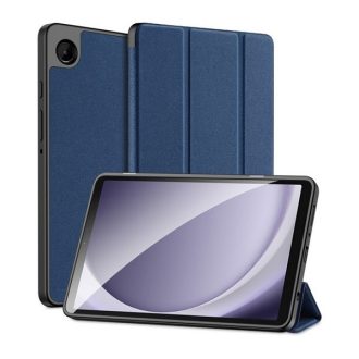   Samsung Galaxy Tab A9 (8.7) SM-X110 / X115, mappa tok, Trifold, Dux Ducis Domo, sötétkék