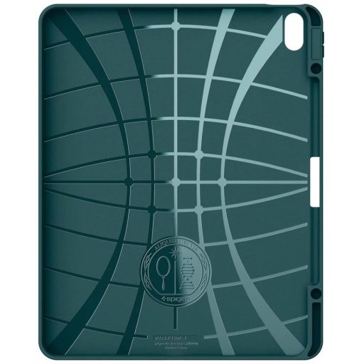 Apple iPad Air 13 (2024 / 2025), mappa tok, Smart Case, Spigen Urban Fit, sötétzöld