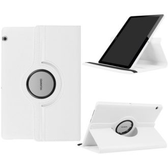   Huawei Mediapad T3 10.0, mappa tok, elforgatható (360°), fehér