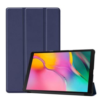   Samsung Galaxy Tab A 10.1 (2019) SM-T510 / T515, mappa tok, Trifold, sötétkék