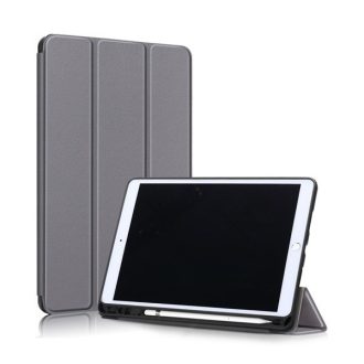   Apple iPad 10.2 (2019 / 2020 / 2021), mappa tok, Smart Case, szürke
