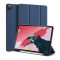 Apple iPad Pro 11 (2020 / 2021 / 2022), mappa tok, Smart Case, érintőceruza tartó, Dux Ducis Domo, sötétkék