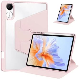   Huawei Honor Pad X8a (11.0), mappa tok, elforgatható (360°), kitámasztóval, érintőceruza tartóval, rózsaszín