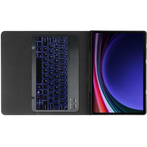 Huawei Honor Pad 8 (12.0), Bluetooth billentyűzetes mappa tok, érintőceruza tartó, érintőceruza nélkül, TP SC Pen Holder + Keyboard, fekete