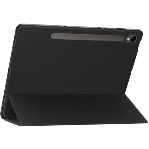 Samsung Galaxy Tab S9 FE (10.9) / Tab S10 FE (10.9) SM-X510 / X516B / X520 / X526, mappa tok, közepesen ütésálló, érintőceruza tartó, érintőceruza nélkül, Trifold, TP SC Pen Holder, fekete