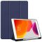 Apple iPad Air 13 (2024 / 2025), mappa tok, érintőceruza tartó, érintőceruza nélkül, Smart Case, Wooze Trifold Pencil Holder, sötétkék