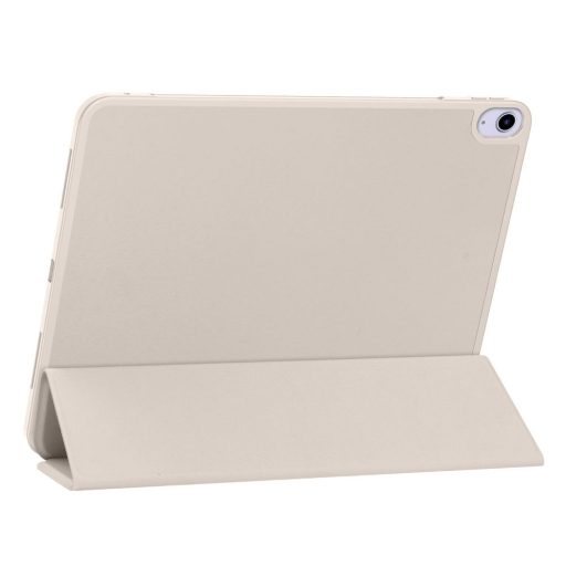 Apple iPad Air 13 (2024 / 2025), mappa tok, közepesen ütésálló, érintőceruza tartó, érintőceruza nélkül, Smart Case, TP SC Pen Holder, bézs