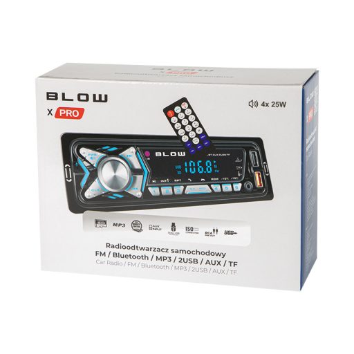 BLOW X-PRO MP3/USB/micro USB/BLUETOOTH autórádió