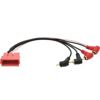 ISO MINI 4xRCA aljzat (AUDI, VW, SKODA)
