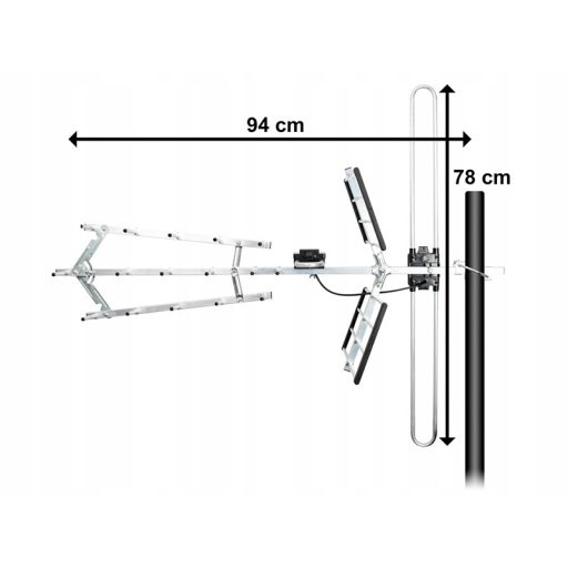 DVB-T ATD27S VHF/UHF MUX8 antenna