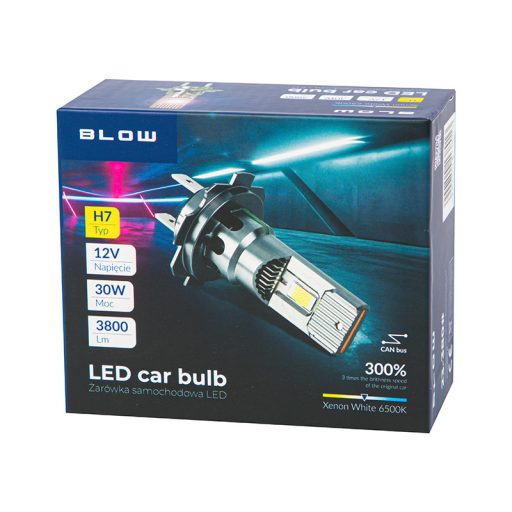 Żarówka samochodowa H7 LED 12V/30W