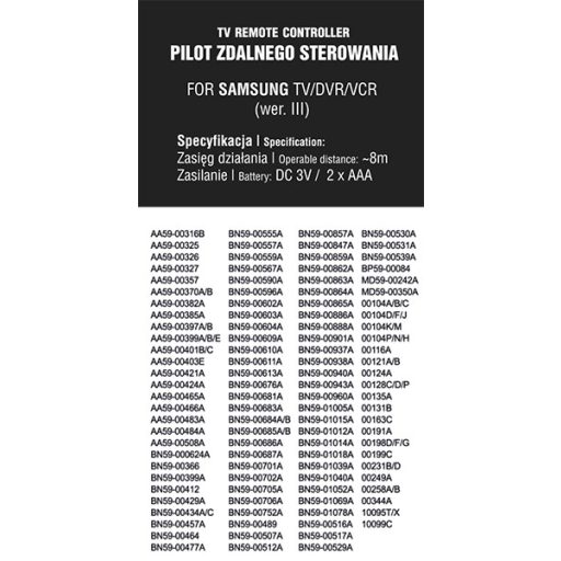 Pilot LCD SAMSUNG III BLISTER