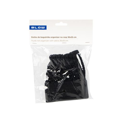Siatka do bagażnika organizer rzep 30x25