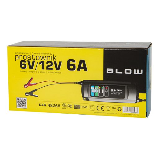 Prostownik 6V-12V/6A - Ładowarka
