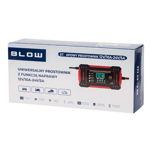 Prostownik automatyczny 12V/10A-24V/5A