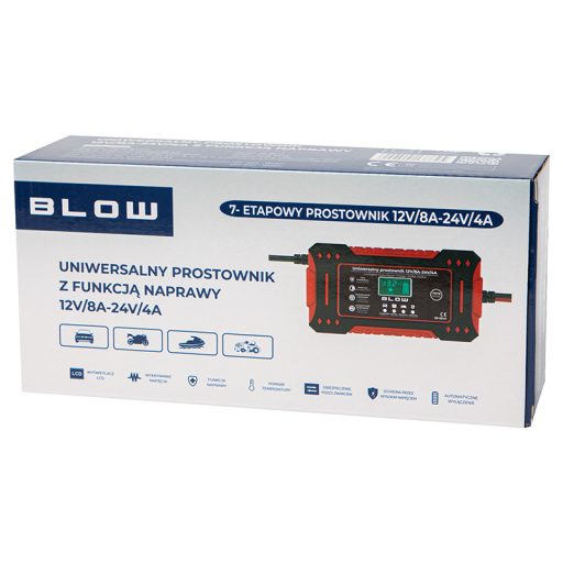 Prostownik automatyczny 12V/8A-24V/4A