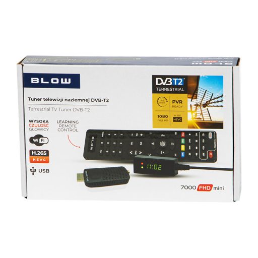 DVB-T2 BLOW 7000FHD MINI tuner dekóder