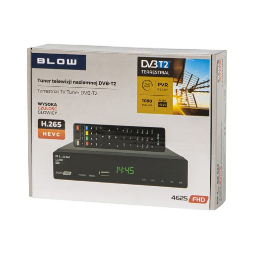 DVB-T2 BLOW 4625FHD H.265 tuner dekóder