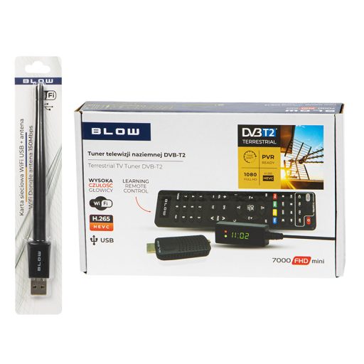 DVB-T2 BLOW 7000FHD tuner dekóder