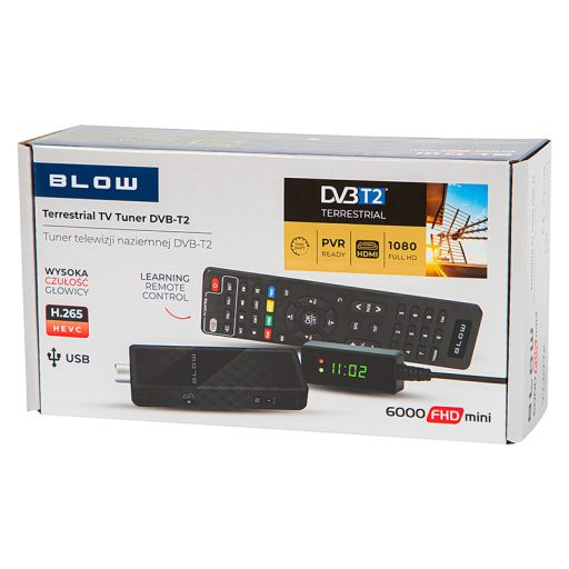 DVB-T2 BLOW 6000FHD MINI tuner dekóder