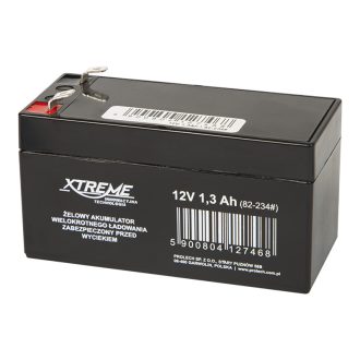 12 V-os gél akkumulátor  1,3 Ah XTREME