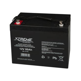 12 V 80 Ah XTREME gél akkumulátor