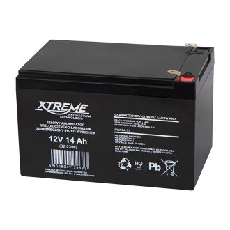12 V-os 14 Ah-s gél akkumulátor XTREME
