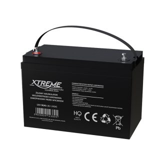 12 V-os 90 Ah-s gél akkumulátor XTREME