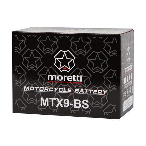 12 V-os 8 Ah-s MTX9-BS motorkerékpár-akkumulátor