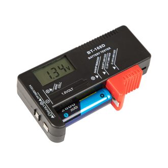 Tester baterii LCD R3 R6 R14 R20 R9 CR