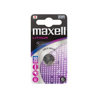 3V CR1620 Maxell lítium elem, bliszter