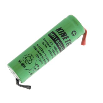 Akumulator R6 Ni-MH AA 1800mAh lutowania