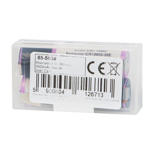 Akumulator 18650 li-ion 3500 blaszki 2sz