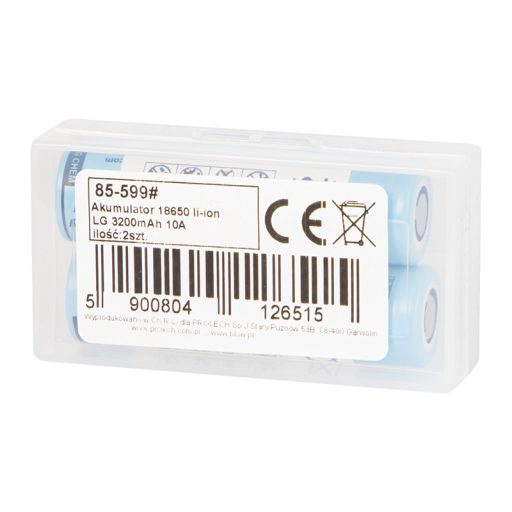 Akumulator 18650 li-ion LG 3200mAh 10A