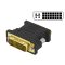 Przejście DVI wtyk - VGA gniazdo 15pin
