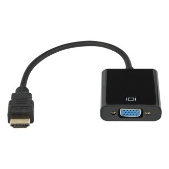 Przejście HDMI wtyk-VGA gniazdo+gniazdo