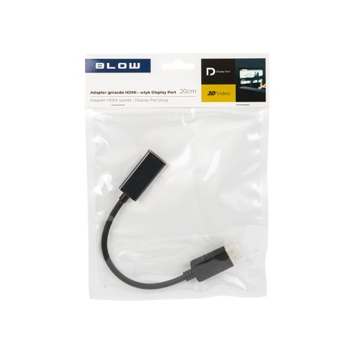 PrzejścieHDMI gniazdo HDMI-wtyk DISPLAY
