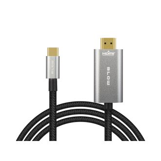 Przyłącze HDMI - USB-C 2m plecionka