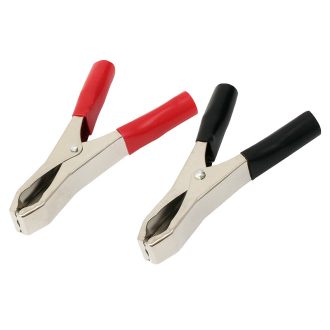 Krokodylek  50A czarny/czerwony