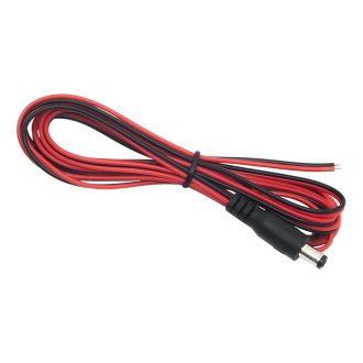 Wtyk DC 2,5/5,5 z przewodem 0,8m