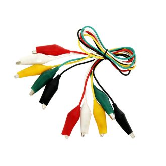 Krokodyl 28mm  z przewodem komplet  5szt
